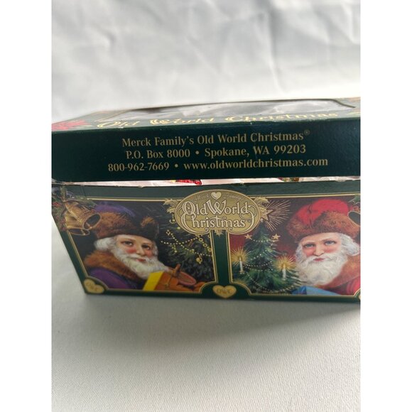 2001 Merch Family’s Old World Christmas Little Red Glass School House Ornament - Picture 9 of 15